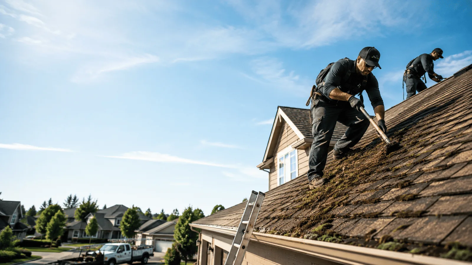 Roof Moss Removal in Pfafftown, NC near me